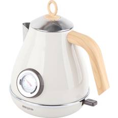 Tomtop Jms 1.7L Electric Kettle Retro Wood Grain Dry