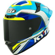 Full-Face Helmet - White/Light Blue