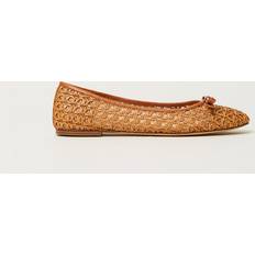 Brown Ballerinas Twinset Ballet Flats Woman - Camel