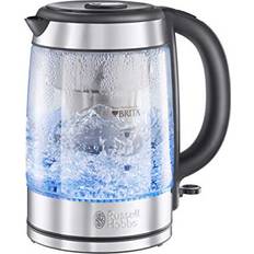 Brita filter kettle Russell Hobbs Brita Filter Purity Glass 1.5L Electric Cordless Kettle