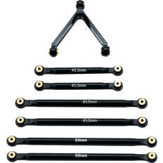 RC Accessories on sale Wosawe Aluminum Alloy Rod Link Upgrade Accessories Compatible with 1/24 Axial SCX24 90081 RC Car Black