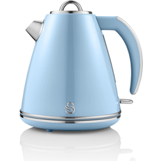 Swan SK19020BLN Retro Jug Kettle Fast Boil 360 Degree Base Blue