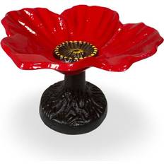 Miljogarden Fågelbad Poppy Röd