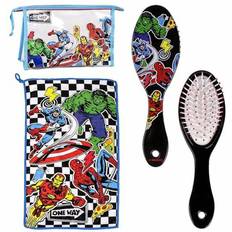 The Avengers Blue Toilet Bag with Accessories - Travel Toiletry Organizer