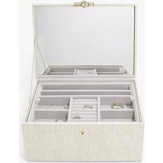 Stackers Luxury Classic Jewellery Box - Oatmeal/Linen
