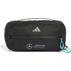 Tasker adidas Mercedes AMG Petronas Formula One Team Intelligent Packing System Slingpack Taske - Black/Reflective Silver/Semi Mint Rush