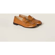 Miu Miu Penny Loafers - Brown
