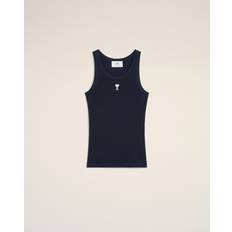 Ami Paris Linnen Ami Paris De Caur Tank Top - Blue