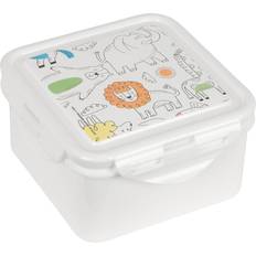Safta Zoo Beige Lunch Box 13 x 7.5 x 13 cm