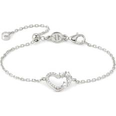 Nomination Hvid Armbånd Nomination Shine Me Up Silver White Crystal Heart Bracelet - Silver