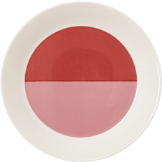 Arabia Tallrikar Arabia Vuokko Ø22 cm 2-väri Rosa-Röd Flat tallrik 22cm