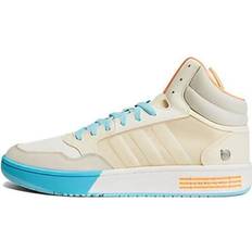 adidas Hoops 3.0 Mid Shoes - Beige Blue
