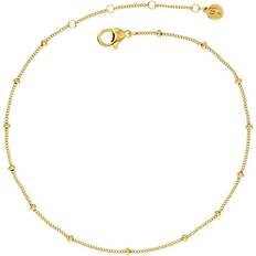 Fotlänkar Edblad Beaded Chain Anklet - Gold