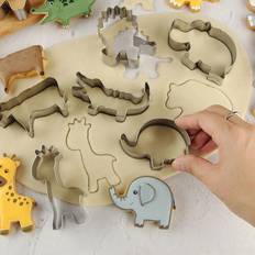 Cutters Animal for Kids Safari Zoo 12 Pcs Cookie Set Cookie Cutter