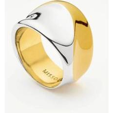 Missoma Metal Rings Missoma Sculptural Molten Statement Ring - Mixed Metal