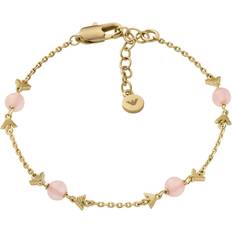 Emporio Armani Gold-Tone Brass Station Bracelet