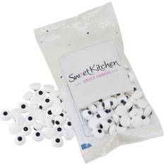 Sweet Kitchen Sukkerøjne Ø10 mm Slikøjne Til Dekoration Af Kager Lagkager Og Muffins 35 Gram Spiselig