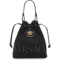 Gold Bucket Bags Versace La Medusa Bucket Bag