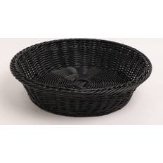 Conzept Servering Conzept I Rattan Ø 28 Cm - Sort Brødkurv