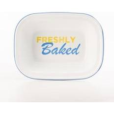 Dunelm Enamel - White Pie Dish