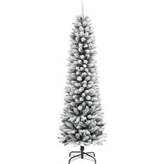 vidaXL Smal Plastgran Med Snö 210 cm Julgran 210cm