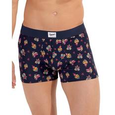 Pink Men's Underwear Hom Men's Love Story Boxer Briefs - Navy