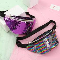 Sequins Waist Bag - Women Belt