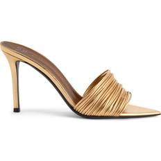 Giuseppe Zanotti Läder Hälsade Mulor Intrigo - Yellow