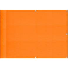Balcony Protection vidaXL Balcony Screen Orange 75x700 cm 100% Polyester