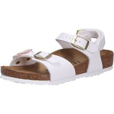 Birkenstock Sandale Rio Plain Flowers - Weiß