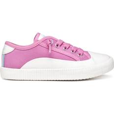 Geox Pink Trainers Geox Tippeste Canvas Breathable Trainers - Pink