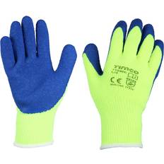 Work Gloves Timco Warm Grip Glove Latex Crinkle - Large