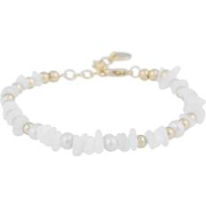 Smycken Snö of Sweden Hilma Small Bracelet - Gold/White