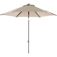 Beige Parasoll Brafab Poppi Parasoll Champagne Ø250 cm Beige