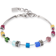 Multicoloured - Women Bracelets Coeur de Lion GeoCUBE Lite Mini Bracelet - Silver