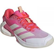 Adidas Pink Racket Sport Shoes adidas Adizero Ubersonic 5 All Court Shoe Women - Pink