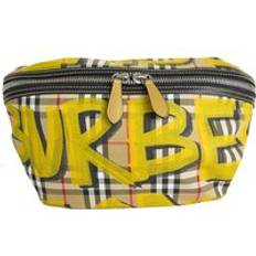 Burberry Bum Bags Burberry Preloved Graffitiprint Bum Bag - Beige