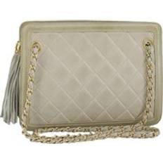 Chanel Preloved Classic Flap Bag - Beige