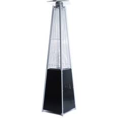 Fornorth Terrassvärmare Pyramid 13kW Gasdriven Svart