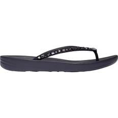 Fitflop Black Flip-Flops Fitflop Multi-Crystal Ergonomic Flip Flops - Midnight Navy