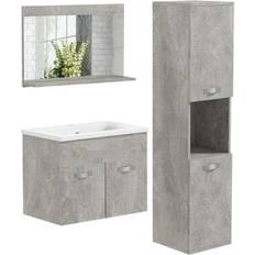 Mobiletti kleankin Set Mobili Bagno con Mobile Lavabo 60 cm