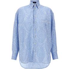 Etro Etro-Paisley Shirt Camicie Celeste-Donna - Light Blue