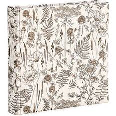 White Photo Albums Kenro Wildflower White Foliage Photo Album 200 Photos 6x4 10x15cm WF201W