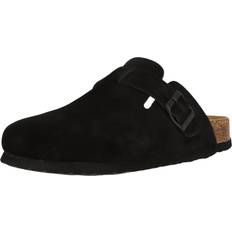 Cruz Sko Cruz Corwin Leather Cork Clog - Black