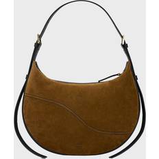 ATP Atelier Liveri Cannella Suede Hobo Bag - Black