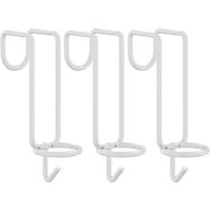 VidaXL Coat Hooks vidaXL Bucket Portable Wall Horse Bucket Hanger Silver Galvanised Steel Coat Hook