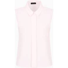 Emporio Armani Blouses Emporio Armani Sleeveless Button-Down Blouse - Warm White