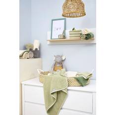 Meyco Baby Popcorn Hooded Handduk Mjuk Olive