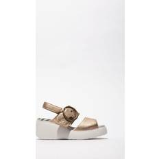 Fly London Shoes Fly London Digo Womens Wedge Heel Sandals - Gold