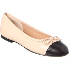 French Sole French Sole Cordelia Cap Toe Leather Flat